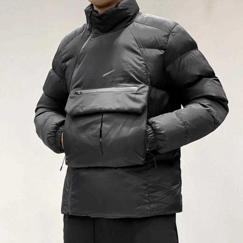 Winter Outdoor Jacket Mens Warm Cardigan Coat Diagonal Zipper Large Pocket Windproof Sweatshirt Designer Stand Collar parka coats, Black
Winter Outdoor Jacket Mens Warm Cardigan Coat Diagonal Zipper Large Pocket Windproof Sweatshirt Designer Stand Collar parka coats, Black