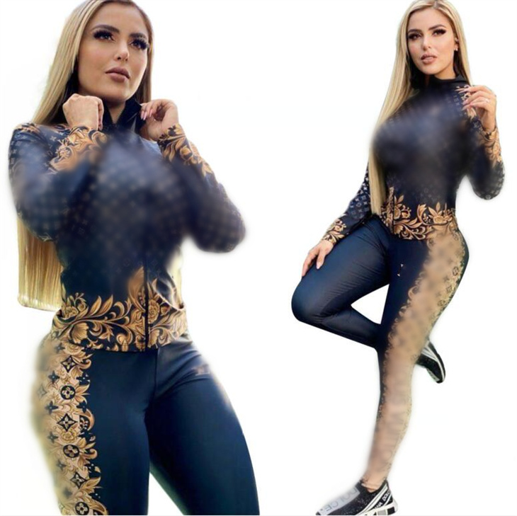 23ss spring NEWS Women's Tracksuits Luxury brand Knitted Casual sports Suit 2 Piece Set designer Tracksuits