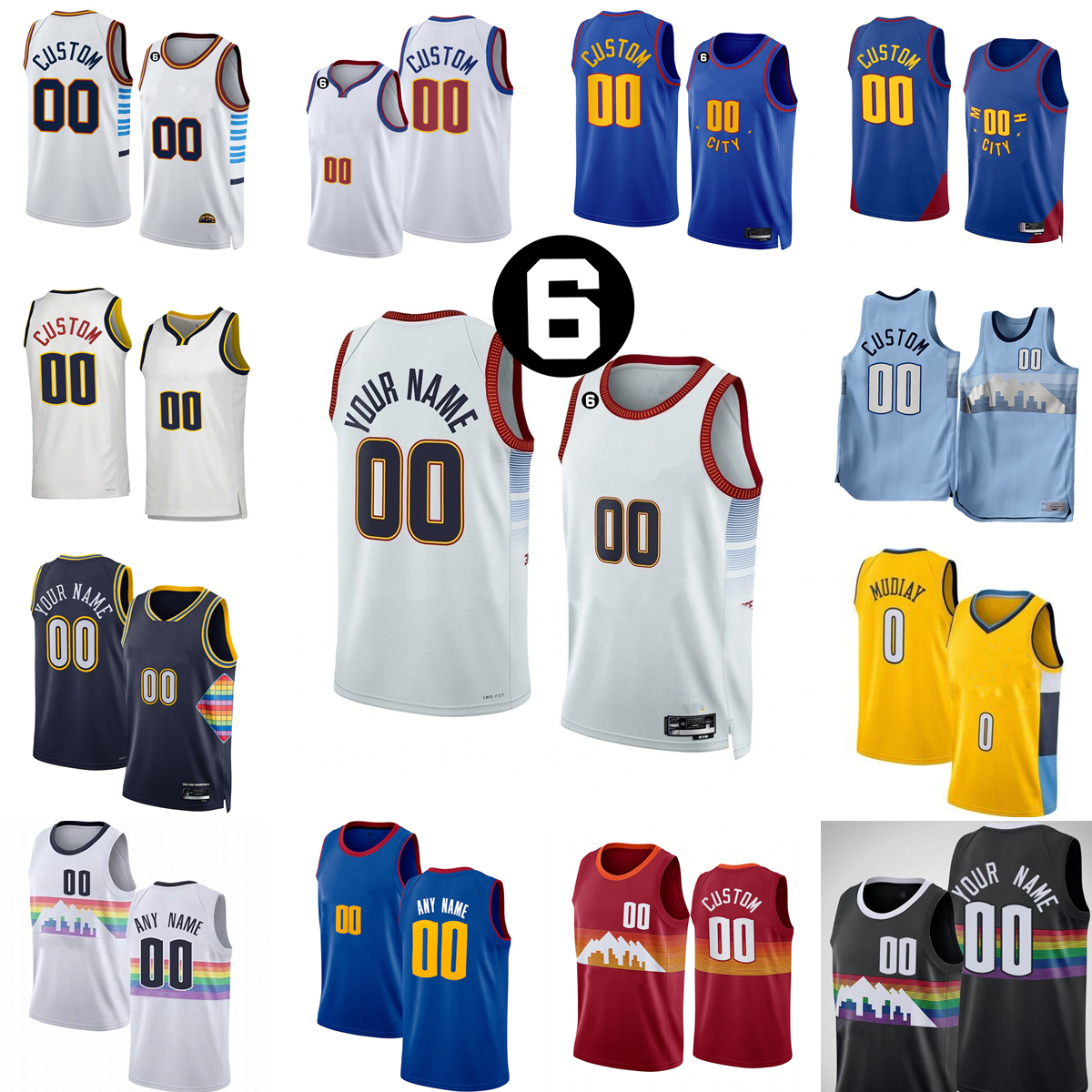 Custom 2022-23 Printed Basketball Jerseys 22 Zeke Jokic Nnaji 3 Bones Murray Hyland 31 Vlatko Cancar 0 Christian Braun 9 Davon Reed 8 Peyton Watson 6 patch
Custom 2022-23 Printed Basketball Jerseys 22 Zeke Jokic Nnaji 3 Bones Murray Hyland 31 Vlatko Cancar 0 Christian Braun 9 Davon Reed 8 Peyton Watson 6 patch