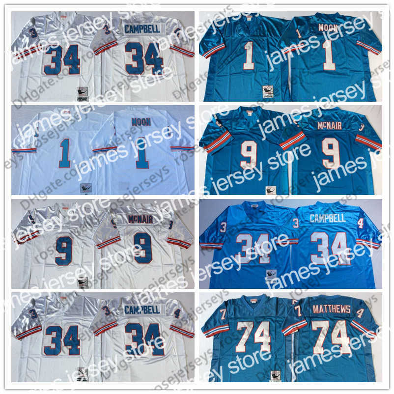 American College Football Wear Men's NCAA Oilers #9 Steve McNair Light Blue Vintage Jersey #34 Earl Campbell #74 Bruce Matthews #1 Warren Moon White Stitched Retro Ad, 34 earl campbell white
American College Football Wear Men's NCAA Oilers #9 Steve McNair Light Blue Vintage Jersey #34 Earl Campbell #74 Bruce Matthews #1 Warren Moon White Stitched Retro Ad, 34 earl campbell white