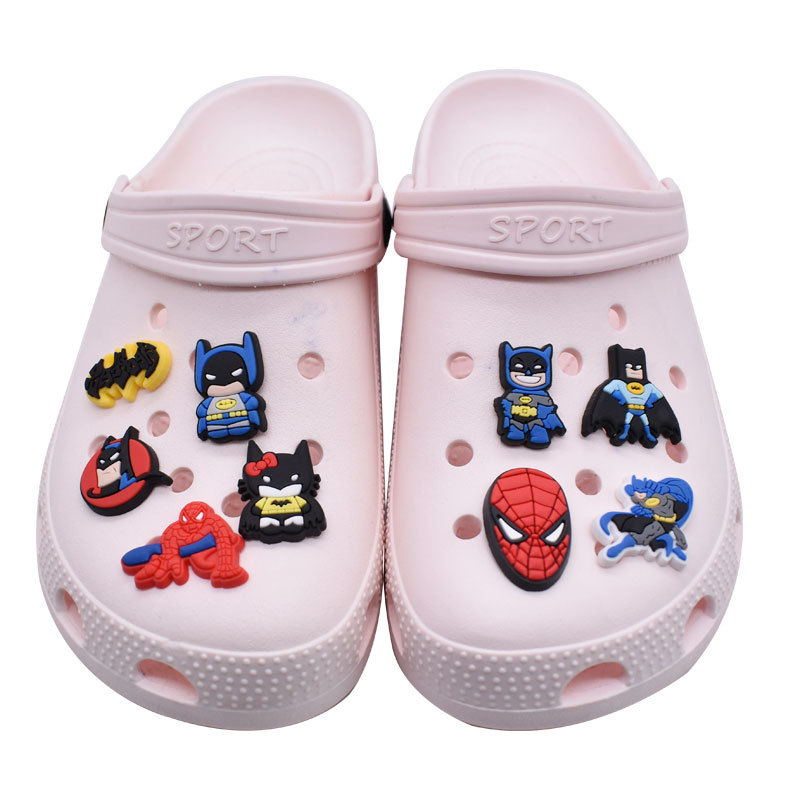 Anime charms wholesale childhood memories super heroes funny gift cartoon charms shoe accessories pvc decoration buckle soft rubber clog charms, Equally mixed colors
Anime charms wholesale childhood memories super heroes funny gift cartoon charms shoe accessories pvc decoration buckle soft rubber clog charms, Equally mixed colors