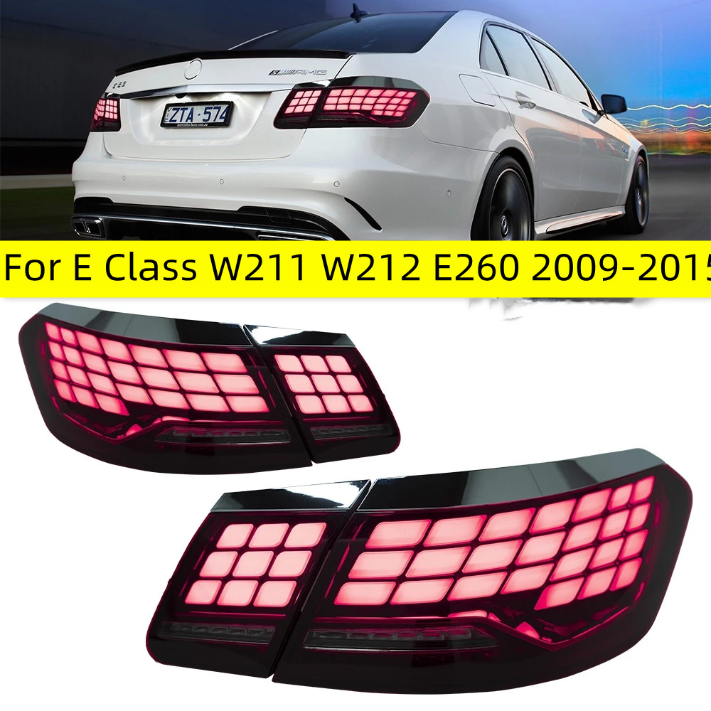 Car Tuning Taillights For E Class W211 W212 E260 20 09-20 15 Tail Lights OLED Style Dynamic Signal Light