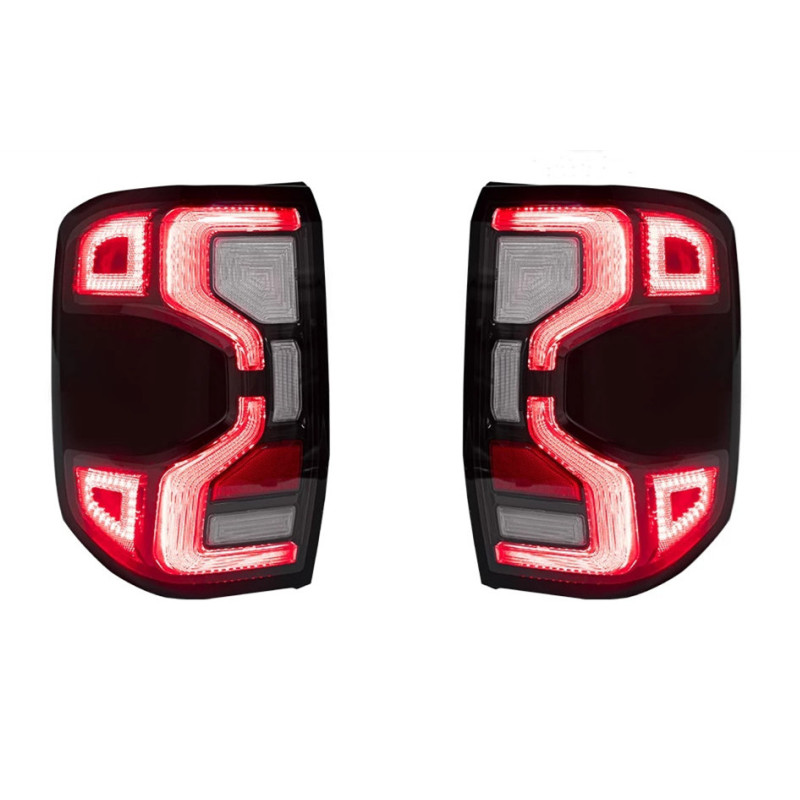 Taillight For Ranger Raptor 2022 2023 Tail Lights With Sequential Turn Signal Animation Brake Parking Lighthouse Facelift