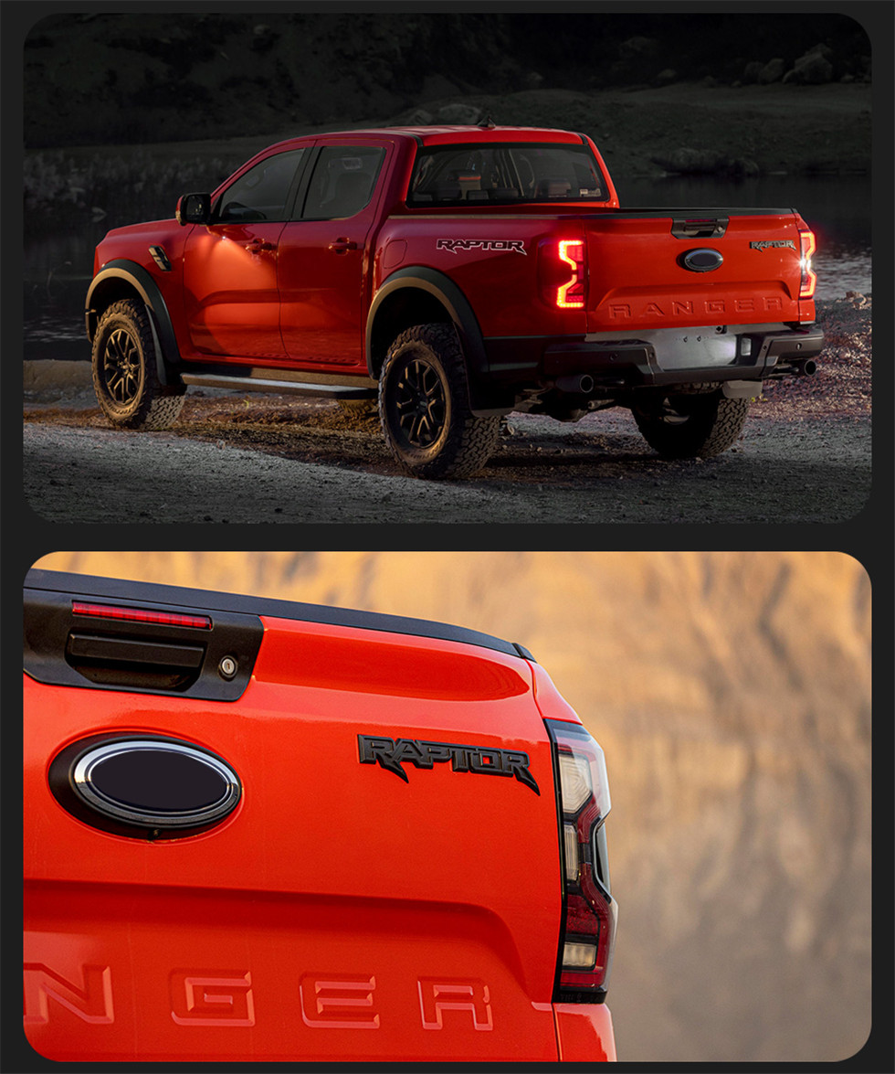 Taillight For Ranger Raptor 2022 2023 Tail Lights With Sequential Turn Signal Animation Brake Parking Lighthouse Facelift