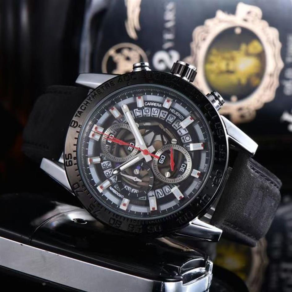 Top quality men watches subdial work quartz movement car watch chronometre leather strap waterproof racing wristwatch analog lumin274k
Top quality men watches subdial work quartz movement car watch chronometre leather strap waterproof racing wristwatch analog lumin274k