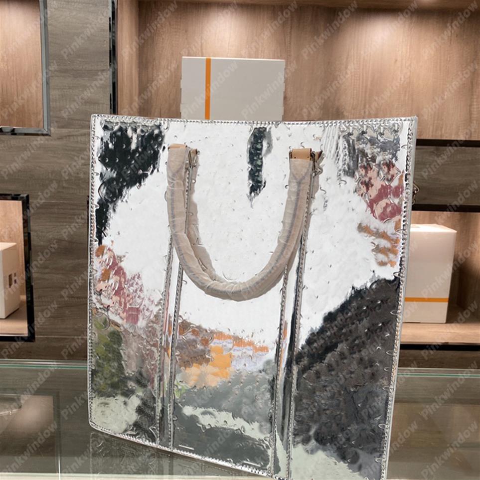 Shiney Silver Handbag Designer Bag Women Mens Handbags Mirror Designers Tote Totes Womens Luxury Shoulder Bags Crossbody Purses P2251q, More bubble protection
Shiney Silver Handbag Designer Bag Women Mens Handbags Mirror Designers Tote Totes Womens Luxury Shoulder Bags Crossbody Purses P2251q, More bubble protection