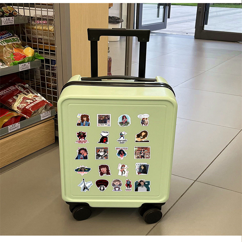 50Pcs Stranger Things Season 4 Eddie Munson Stickers Cartoon Graffiti Decals DIY Laptop Phone Suitcase Sticker Kid Toy