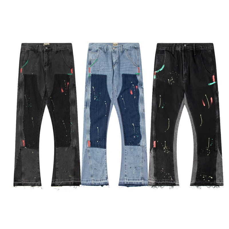 Men's And Women's Jeans Fashion Brand Designer Pants Gallxxyed Wash Water Contrast Splice Casual Denim Loose Trousers, Blue
Men's And Women's Jeans Fashion Brand Designer Pants Gallxxyed Wash Water Contrast Splice Casual Denim Loose Trousers, Blue
