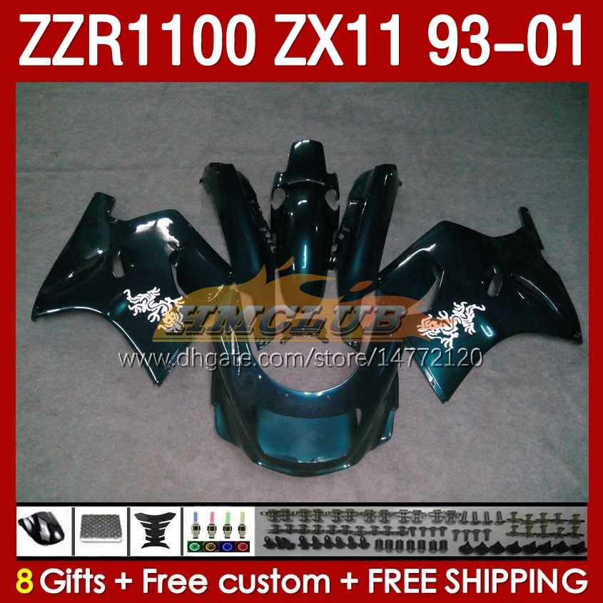 OEM Body Kit For KAWASAKI NINJA ZX-11 R ZZR1100 93-01 ZX 11 R 11R ZX11R 93 94 95 96 01 165No.104 ZX11 R ZZR-1100 ZZR 1100 CC ZX-11R 1997 1998 1999 2000 2001 Fairing green stock, No. 14
OEM Body Kit For KAWASAKI NINJA ZX-11 R ZZR1100 93-01 ZX 11 R 11R ZX11R 93 94 95 96 01 165No.104 ZX11 R ZZR-1100 ZZR 1100 CC ZX-11R 1997 1998 1999 2000 2001 Fairing green stock, No. 14