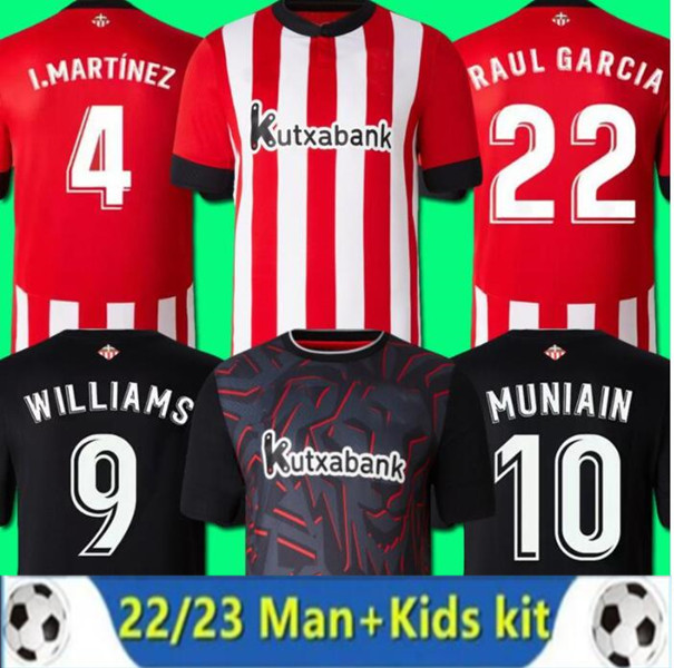 22 23 Soccer Jerseys BERENGUER 2022 2023 MUNIAIN WILLIAMS Football shirt RAUL GARCIA VILLALIBRE Jersey Sancet third GK black UNAI SIMON Athletic BILBAO
22 23 Soccer Jerseys BERENGUER 2022 2023 MUNIAIN WILLIAMS Football shirt RAUL GARCIA VILLALIBRE Jersey Sancet third GK black UNAI SIMON Athletic BILBAO