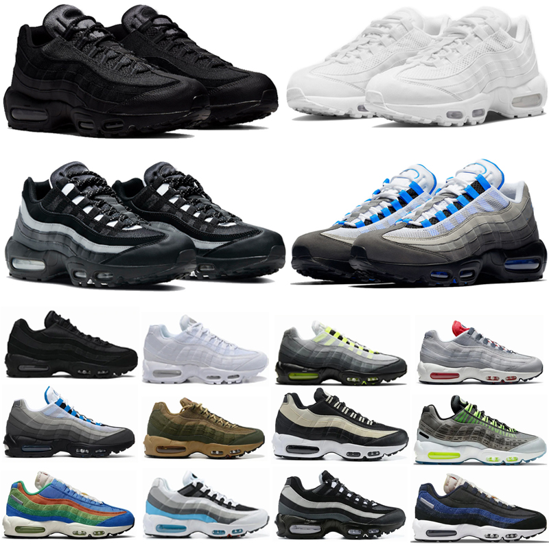 OG 95 Running Shoes Men Women 95s Triple Black White Crystal Blue Denham Neon Solar Red Smoke Grey Matte Olive Running Club Mens Trainers Outdoor Sports Sneakers, 40=45 (10)
OG 95 Running Shoes Men Women 95s Triple Black White Crystal Blue Denham Neon Solar Red Smoke Grey Matte Olive Running Club Mens Trainers Outdoor Sports Sneakers, 40=45 (10)