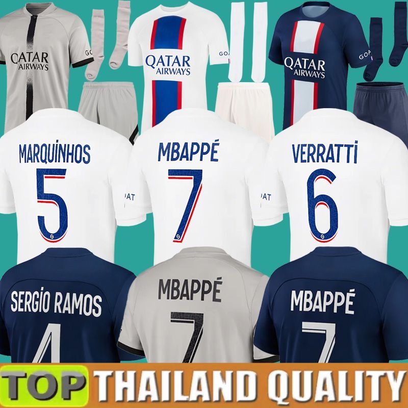 PLAYER 30 10 MBAPPE 7 soccer jersey HAKIMI SERGIO RAMOS SANCHES DONNARUMMA VERRATTI MARQUINHOS 22 23 Maillots football t shirt 2022 men kids kit sets uniform enfants, 22 23 gk aldult
PLAYER 30 10 MBAPPE 7 soccer jersey HAKIMI SERGIO RAMOS SANCHES DONNARUMMA VERRATTI MARQUINHOS 22 23 Maillots football t shirt 2022 men kids kit sets uniform enfants, 22 23 gk aldult