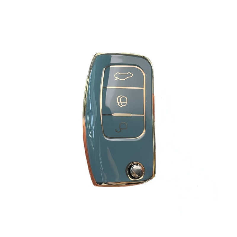 Folding Key 3 Button TPU Car Key Case Cover for Ford Fiesta Focus 2 Ecosport Kuga Escape Falcon B-Max C-Max Eco Sport Galaxy