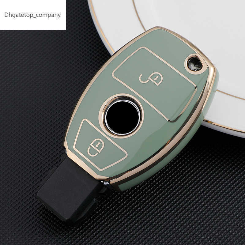 For Mercedes Benz A B R G Class GLK GLA GLC GLR W204 W210 W176 W202 W463 Soft TPU Car Remote Key Case Cover Shell Fob