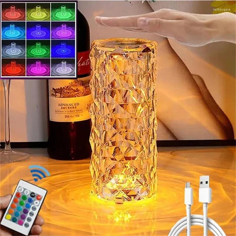 Chandelier Crystal LED Table Lamp Rose Light Projector 16/3 Colors Touch Adjustable Romantic Diamond Atmosphere USB Night
Chandelier Crystal LED Table Lamp Rose Light Projector 16/3 Colors Touch Adjustable Romantic Diamond Atmosphere USB Night