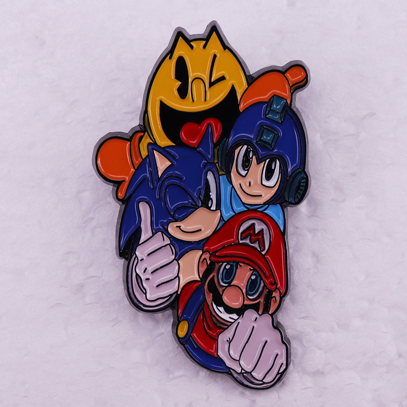 Four Legendary Characters' Brooches and Badges Gift Cute Anime Movies Games Hard Enamel Pins Collect Metal Cartoon Brooch, As picture
Four Legendary Characters' Brooches and Badges Gift Cute Anime Movies Games Hard Enamel Pins Collect Metal Cartoon Brooch, As picture
