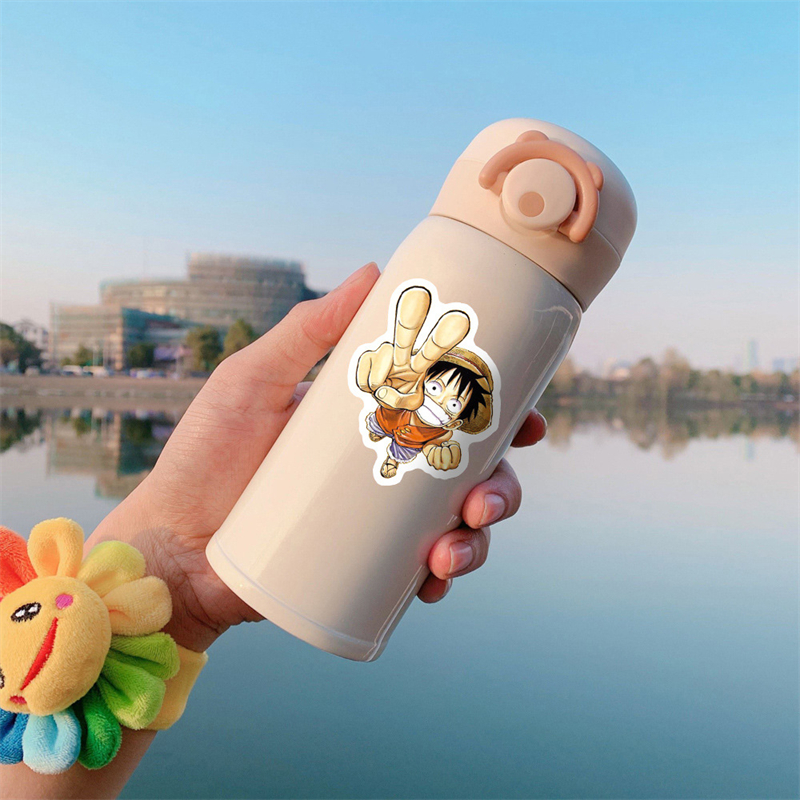 50Pcs classical anime One Piece stickers Luffy Graffiti Kids Toy Skateboard car Motorcycle Bicycle Sticker Decals Wholesale