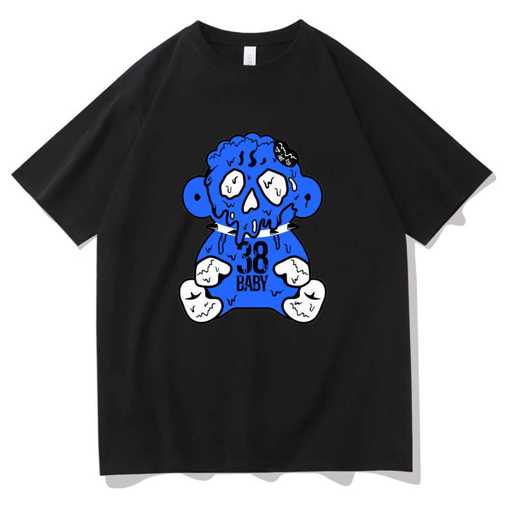 Men's T-Shirts Rapper Youngboy Never Broke Again Ice Monkey Gear 38 Baby Merch T Shirt Men Women Oversized T-Shirt Men's Hip Hop Tshirt T230