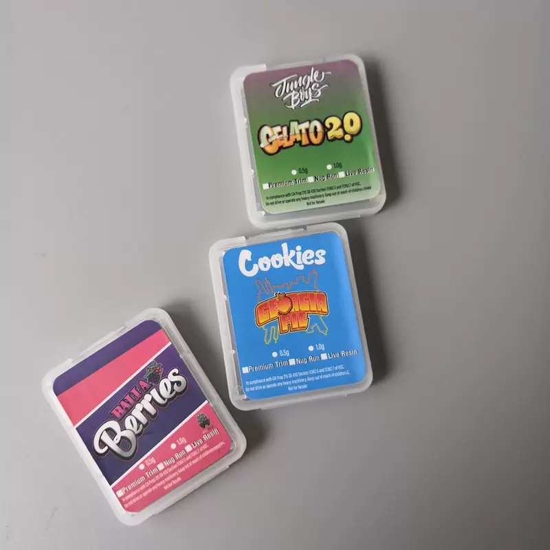 Cookies Jungle Boys Runtz Packaging Boxes Extracts Packaging Plastic SD Card Case Wax Concentrate Premium Trim Nug Run Live Resin
Cookies Jungle Boys Runtz Packaging Boxes Extracts Packaging Plastic SD Card Case Wax Concentrate Premium Trim Nug Run Live Resin
