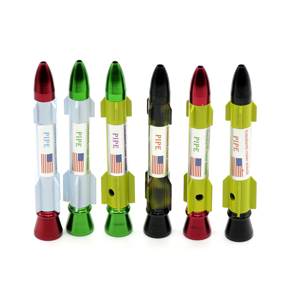 Metal Smoking Pipe length 125mm Wholesale Creative Rocket Molding Mini Pipes Cartoon Portable Water Pipe For Smoke
Metal Smoking Pipe length 125mm Wholesale Creative Rocket Molding Mini Pipes Cartoon Portable Water Pipe For Smoke