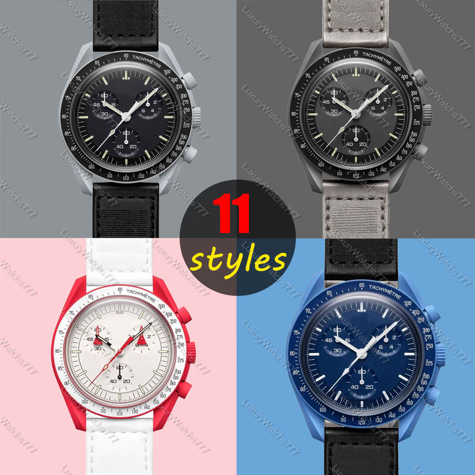 Real Ceramic Planet Moon Mens Watch Full function Quarz chronograph Mission To Mercury 42mm nylon luxury watch limited edition gift fashion Wristwatches
Real Ceramic Planet Moon Mens Watch Full function Quarz chronograph Mission To Mercury 42mm nylon luxury watch limited edition gift fashion Wristwatches