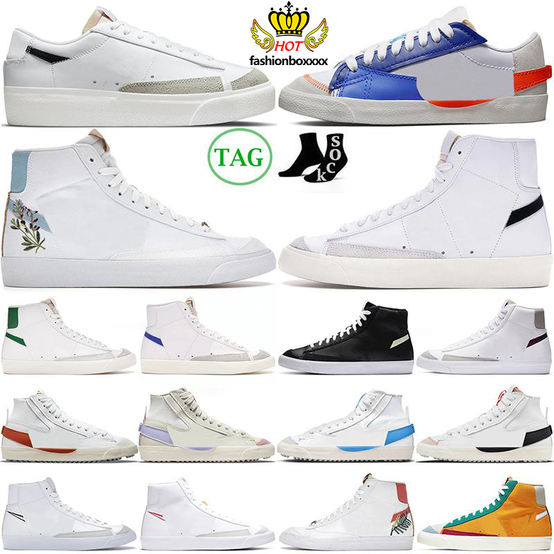 Blazer Mid 77 Vintage Blazers Casual Shoes Jumbo Low Men Women Black White Multi Color Indigo Pine Green University Blue Mens Trainers Designer Platform Sneakers
Blazer Mid 77 Vintage Blazers Casual Shoes Jumbo Low Men Women Black White Multi Color Indigo Pine Green University Blue Mens Trainers Designer Platform Sneakers