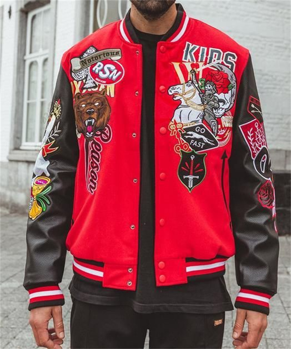 Fashion Womens Men Jacket Letter Print Double Threaded Baseball Jackets Varsity Coat Women Cropped Patchwork Button Couple Jacket Thick Streetwear Sweat Coat, Style4
Fashion Womens Men Jacket Letter Print Double Threaded Baseball Jackets Varsity Coat Women Cropped Patchwork Button Couple Jacket Thick Streetwear Sweat Coat, Style4