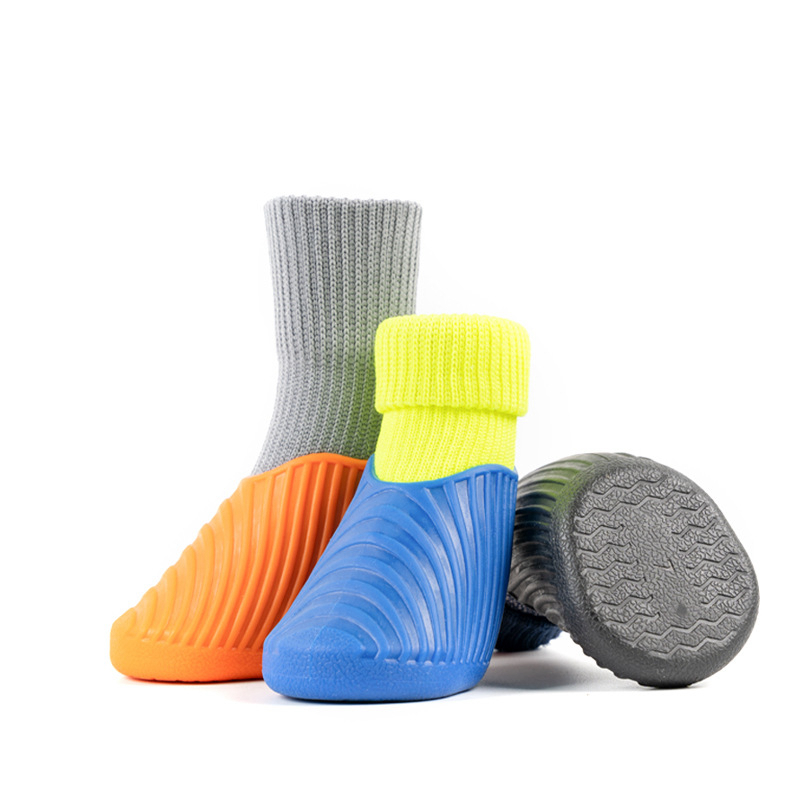 Shoes for Small Medium Large Dog Apparel Winter Warm Puppy Soc fit Walking Running Waterproodjustable Anti-Slip Rain Snow Outdoor Dogs Boots Paw Prote