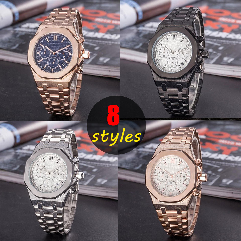 Men's watch All stainless steel quartz watch Classic style Fashion multi-function series
Men's watch All stainless steel quartz watch Classic style Fashion multi-function series