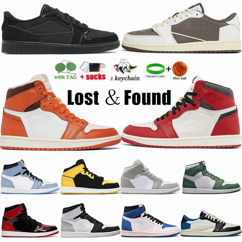 1 1s Basketball Shoes Lost and Found for Men Women Starfish Denim Bred Pantent Black Phantom Haze Dark Mocha Low Yellow Toe Twist Jumpman Designer Sneaker Trainers
1 1s Basketball Shoes Lost and Found for Men Women Starfish Denim Bred Pantent Black Phantom Haze Dark Mocha Low Yellow Toe Twist Jumpman Designer Sneaker Trainers