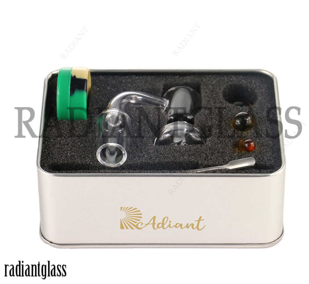 Smoking 14mm 18mm Quartz Banger Set Radiantglass 45 90 Degree Full Weld with Turp Slurper Silicone Container and Metal Nail for Glass Bong Dab Rig
Smoking 14mm 18mm Quartz Banger Set Radiantglass 45 90 Degree Full Weld with Turp Slurper Silicone Container and Metal Nail for Glass Bong Dab Rig