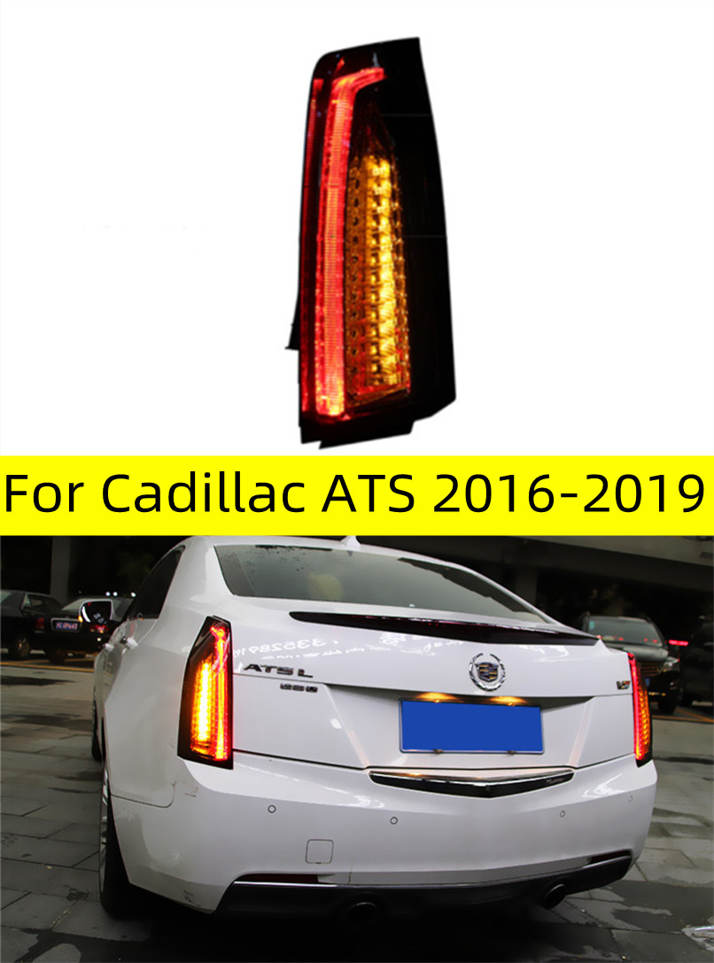 Car Styling for Cadillac Tail Lights 20 16-20 19 ATS L LED Tail Light Rear Lamp DRL Dynamic Signal Brake Reverse Accessories