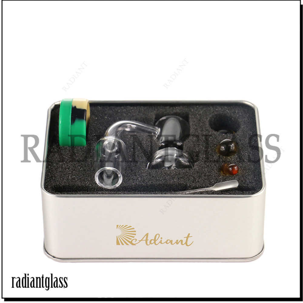 Smoking 14mm 18mm Quartz Banger Set Radiantglass 45 90 Degree Full Weld with Turp Slurper Silicone Container and Metal Nail for Glass Bong Dab Rig
Smoking 14mm 18mm Quartz Banger Set Radiantglass 45 90 Degree Full Weld with Turp Slurper Silicone Container and Metal Nail for Glass Bong Dab Rig