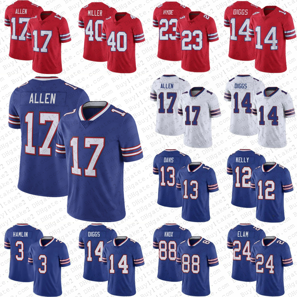 17 Josh Allen Von Miller Football Jerseys Stefon Diggs 3 Damar Hamlin Jim Kelly Gabriel Davis Tre'Davious White Dawson Knox Kaiir Elam Tyler Bass Poyer, Women
17 Josh Allen Von Miller Football Jerseys Stefon Diggs 3 Damar Hamlin Jim Kelly Gabriel Davis Tre'Davious White Dawson Knox Kaiir Elam Tyler Bass Poyer, Women