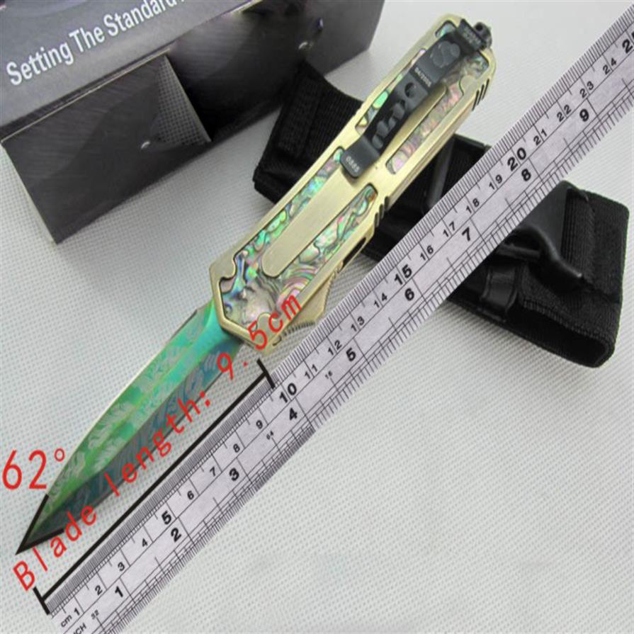 automatic knife Abalone Shell Double Action A07 D07 A162 Hunting Pocket folding Survival Knife 230F
automatic knife Abalone Shell Double Action A07 D07 A162 Hunting Pocket folding Survival Knife 230F