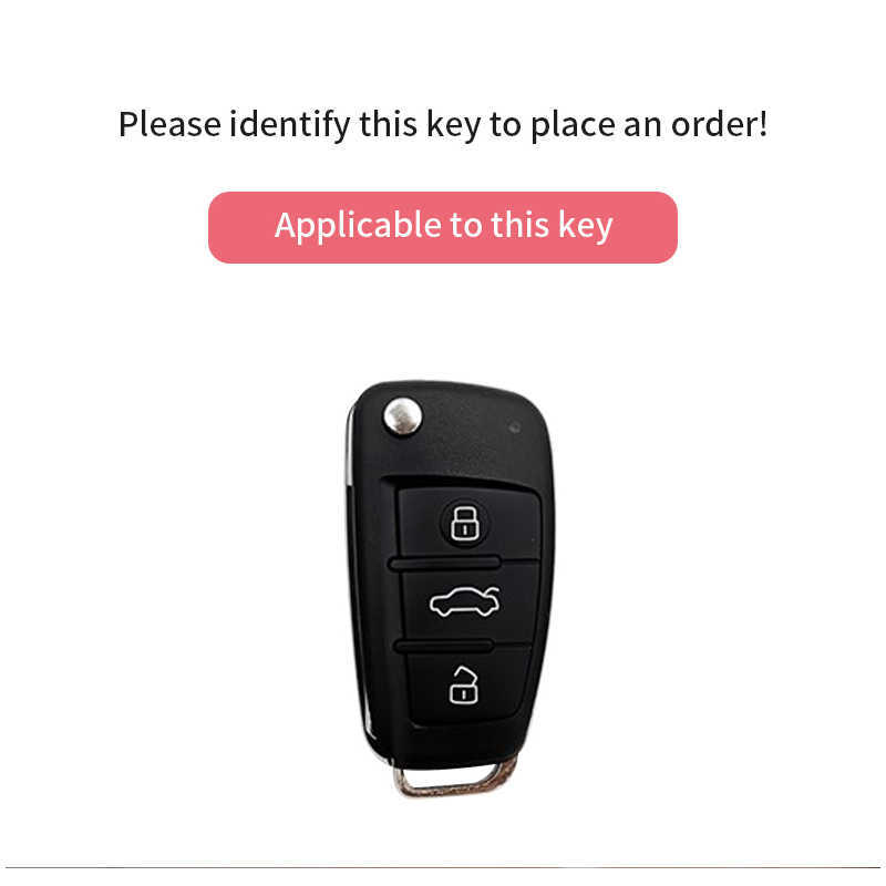 New Soft TPU Key Case Cover For Audi A1 A3 A4 A5 Q7 A6 C5 C6 Car Holder Shell Remote Cover Car-Styling Keychain Car Accessories