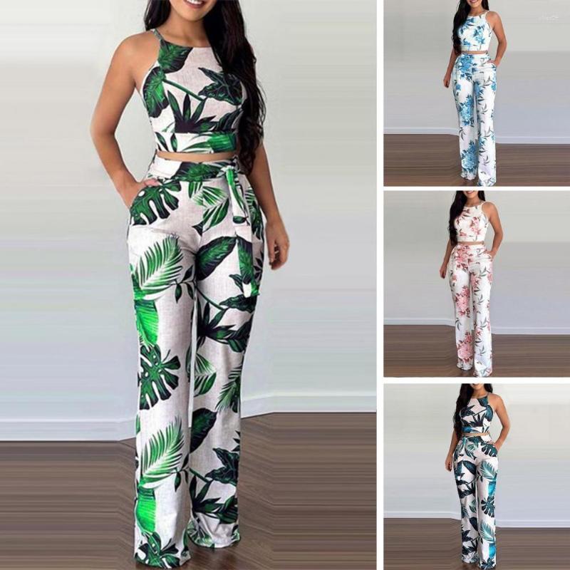 Women' Two Piece Pants Summer Set Women Fashion Casual Print Sleeveless Vest High-waisted Wide-leg Suit Tracksuit Chandals Mujer, Pink
Women' Two Piece Pants Summer Set Women Fashion Casual Print Sleeveless Vest High-waisted Wide-leg Suit Tracksuit Chandals Mujer, Pink