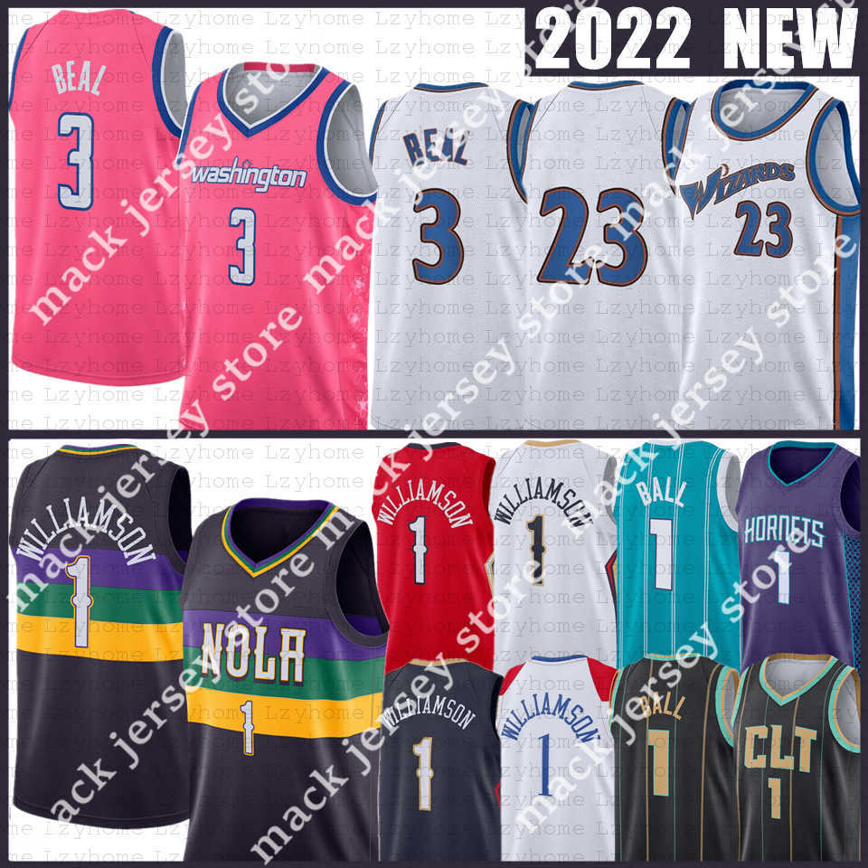 Zion 1 Williamson Bradley Beal Basketball Jerseys 23 Michael Pelican LaMelo Ball Brandon Ingram Washingtons Mens Wizard City 2022 2023 Pink, Jersey
Zion 1 Williamson Bradley Beal Basketball Jerseys 23 Michael Pelican LaMelo Ball Brandon Ingram Washingtons Mens Wizard City 2022 2023 Pink, Jersey