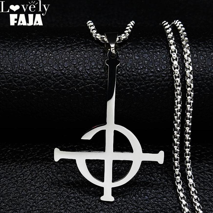 Ghost Bc Nameless Stainless Steel Necklace Ghoul Band Pope Emeritus Symbol Mask Grucifix Poster Necklaces Jewelry N643s03249C
Ghost Bc Nameless Stainless Steel Necklace Ghoul Band Pope Emeritus Symbol Mask Grucifix Poster Necklaces Jewelry N643s03249C