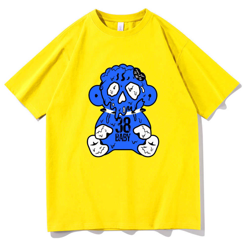 Men's T-Shirts Rapper Youngboy Never Broke Again Ice Monkey Gear 38 Baby Merch T Shirt Men Women Oversized T-Shirt Men's Hip Hop Tshirt T230