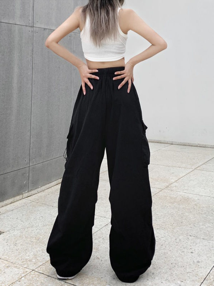 Men s Pants Y2K Women Streetwear Techwear Cargo Korean Harajuku Casual Parachute for Men Sweatpants Wide Leg Joggers Trousers Clothes 230103