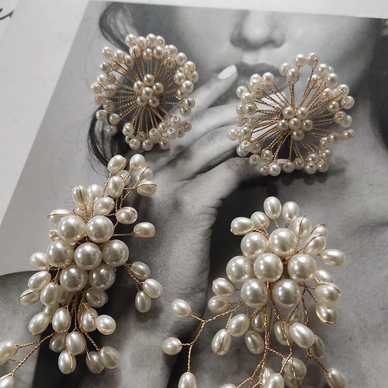 Stud Earrings MENGJIQIAO 2023 Korean Vintage Pearl Fireworks Flower Exaggerate For Women Students Fashion Elegant Party Jewelry
Stud Earrings MENGJIQIAO 2023 Korean Vintage Pearl Fireworks Flower Exaggerate For Women Students Fashion Elegant Party Jewelry