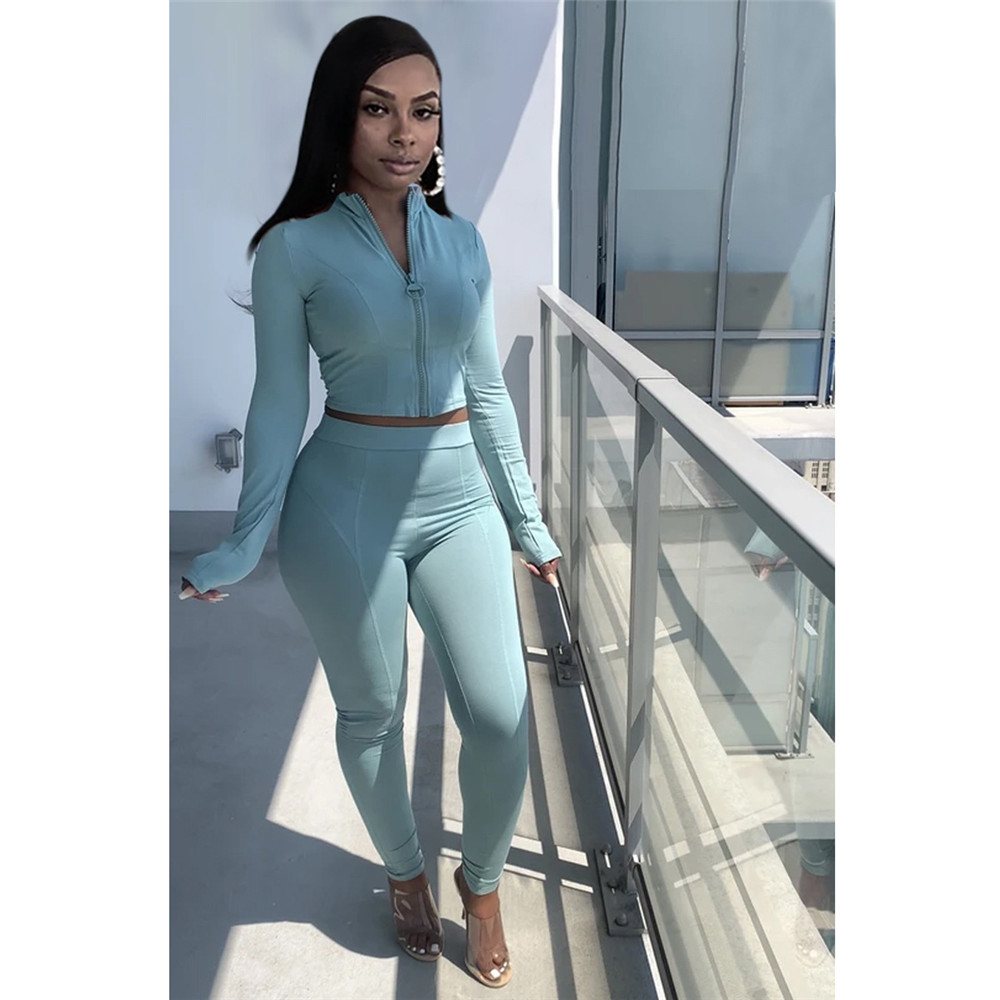 Fall Winter Women Tracksuits Plus size 2XL Outfits Long Sleeve Jacket and Pants Casual Solid Sportswear Outwork Sweatsuits Outdoor Jogger Suits Clothi