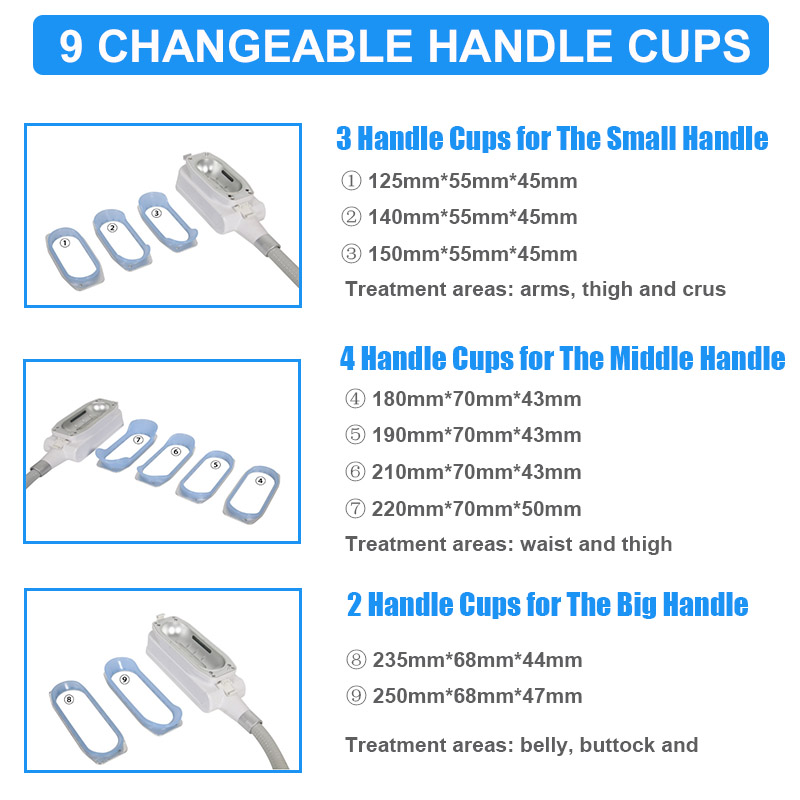 360 Degree Cryolipolysis Cryo Body Slimmer Machine Cellulite Reduction Fat Freezing Cryolipolysis 4 Handles Vacuum Weight Loss Body Shaping Device Hom