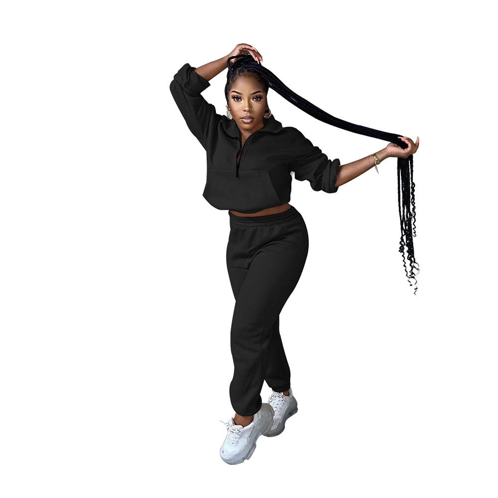 Fall Winter Women Tracksuits Plus size 2XL Long Sleeve Outfits Pullover Hoodie AND Pants Two Piece Sets Sweatsuits Casual Outwork Sportswear Jogger Su