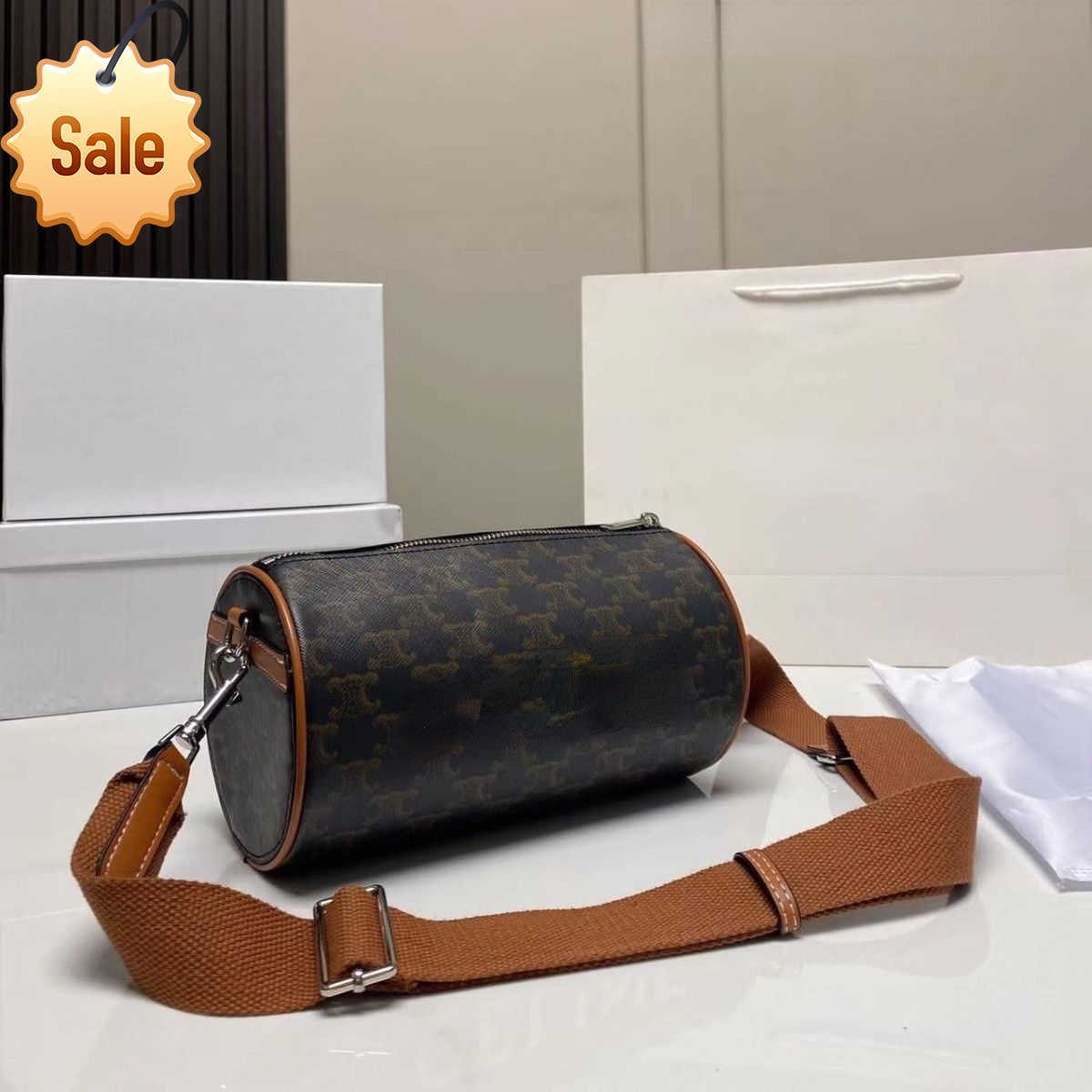 Luxury Designer Shoulder Bags Crossbody Bag Tote Female 2023 New Women's Fashion Texture Leather Large Capacity Yung Tong Bag Gift Box Packaging Factory Direct Sales, White flower 22x17 with gift box
Luxury Designer Shoulder Bags Crossbody Bag Tote Female 2023 New Women's Fashion Texture Leather Large Capacity Yung Tong Bag Gift Box Packaging Factory Direct Sales, White flower 22x17 with gift box