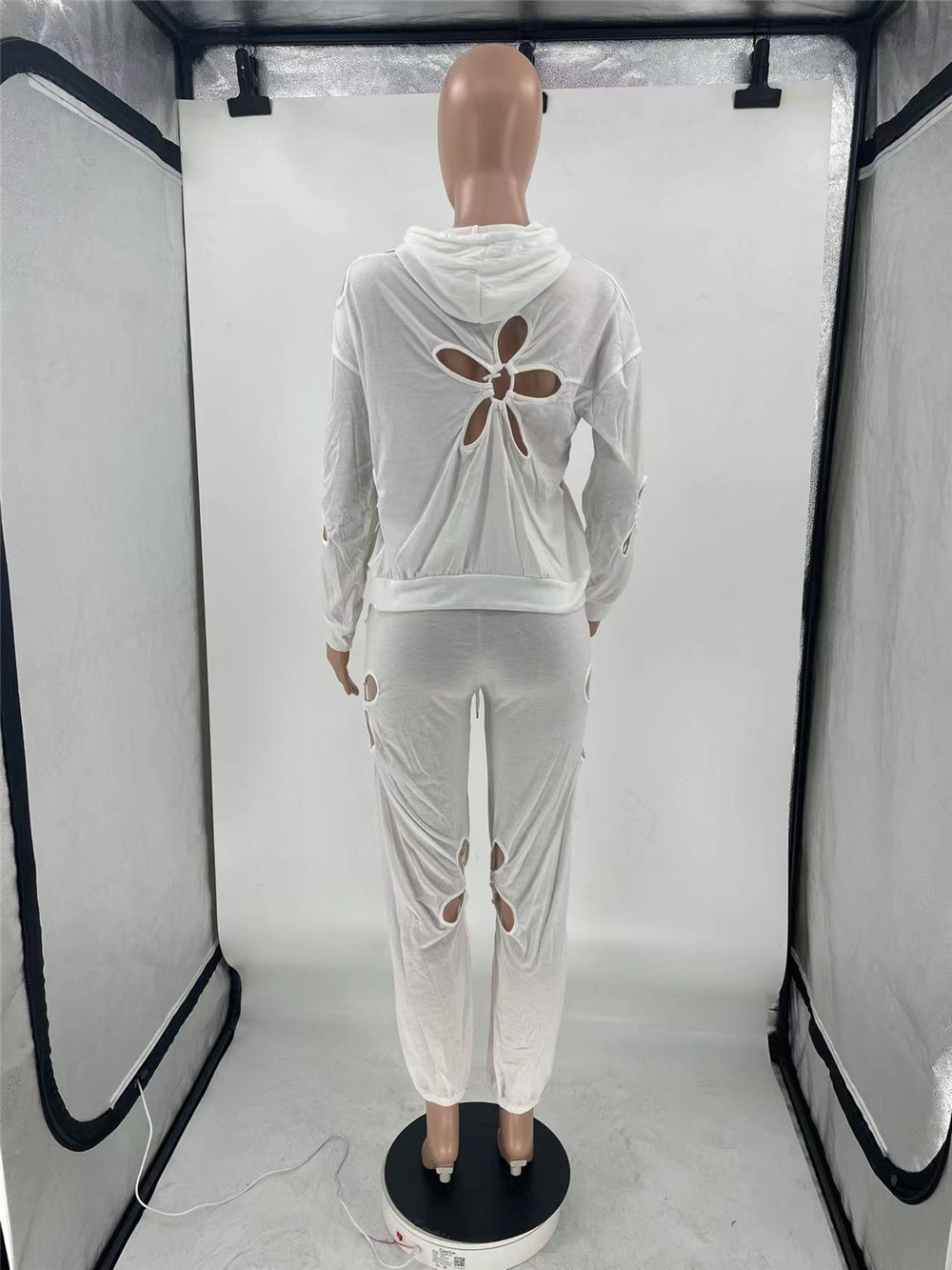 Fall Winter Women Cotton Tracksuits 2XL Sweatsuits Long Sleeve Outfits Pullover Hooded Hoodie and Jogging Sweatpants Two Piece Sets Casual Sportswear 