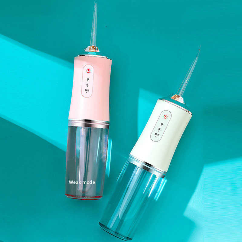 Oral Irrigators Other Hygiene 3 Modes Irrigator USB Rechargeable Portable Dental Water Jet Tank proof Teeth Cleaner 221215
