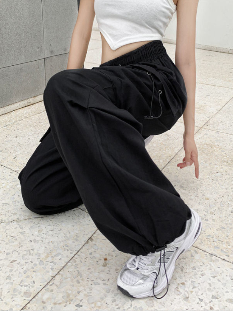 Men s Pants Y2K Women Streetwear Techwear Cargo Korean Harajuku Casual Parachute for Men Sweatpants Wide Leg Joggers Trousers Clothes 230103