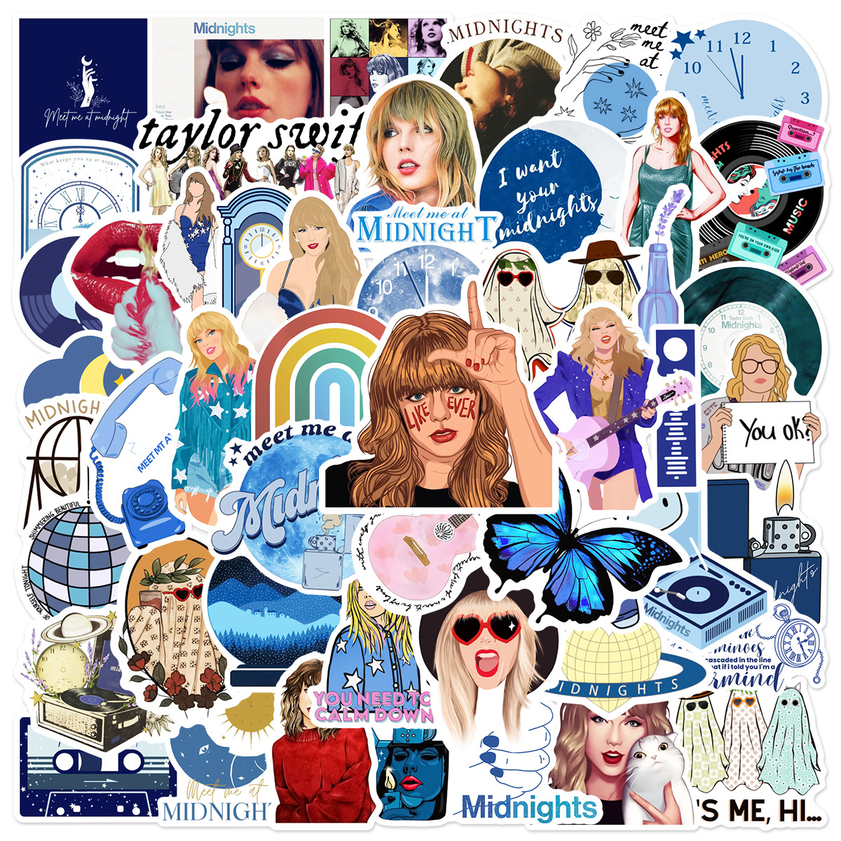 50pcs Singer Taylor Swift sticker Pack for Laptop Skateboard Motorcycle Decals, Multi colors
50pcs Singer Taylor Swift sticker Pack for Laptop Skateboard Motorcycle Decals, Multi colors
